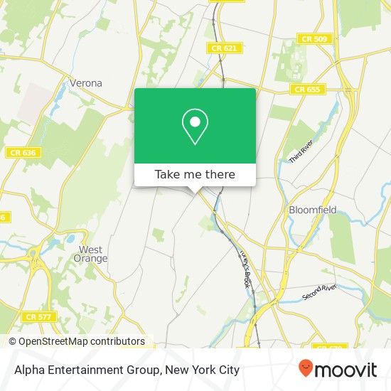 Alpha Entertainment Group map