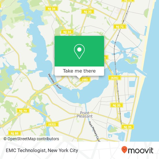 EMC Technologist map