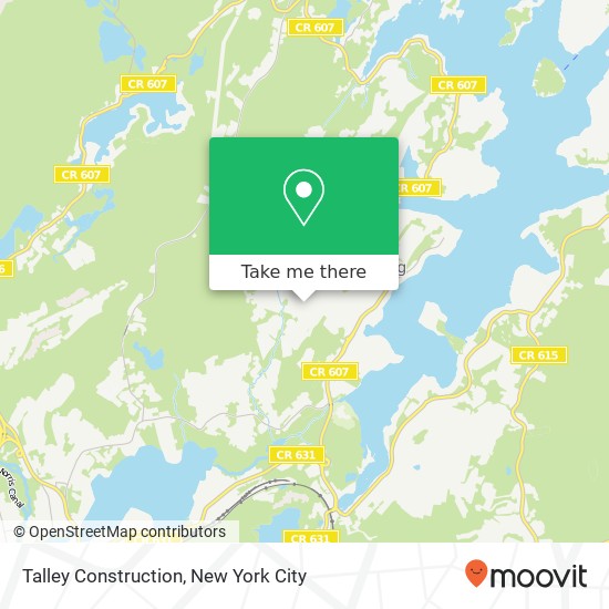 Mapa de Talley Construction