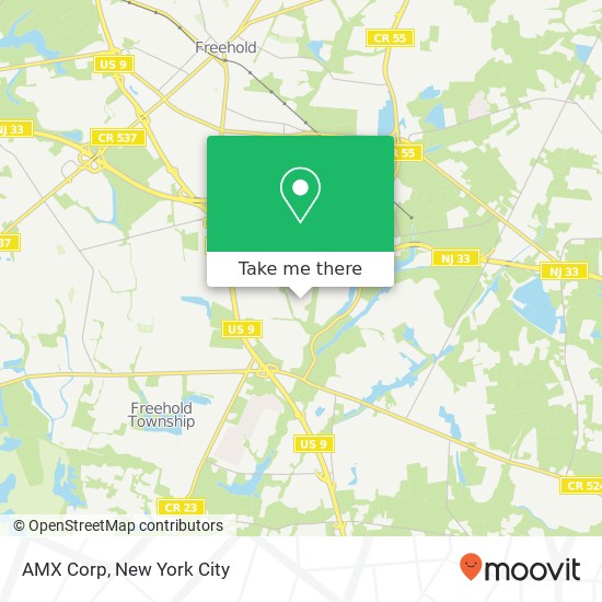 Mapa de AMX Corp