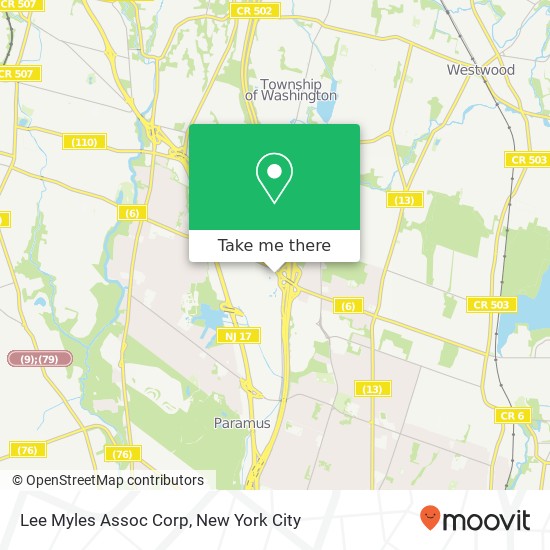 Lee Myles Assoc Corp map