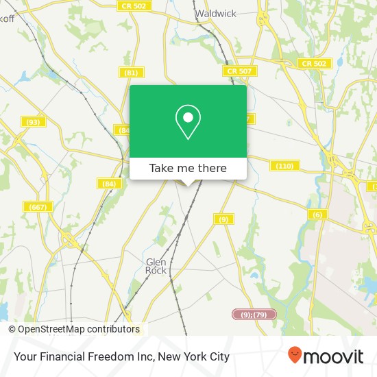 Your Financial Freedom Inc map