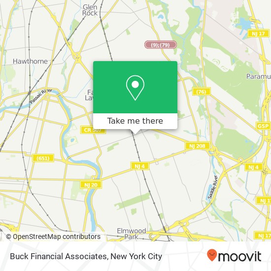 Mapa de Buck Financial Associates