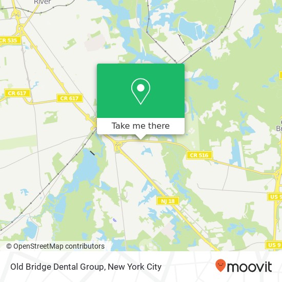 Mapa de Old Bridge Dental Group