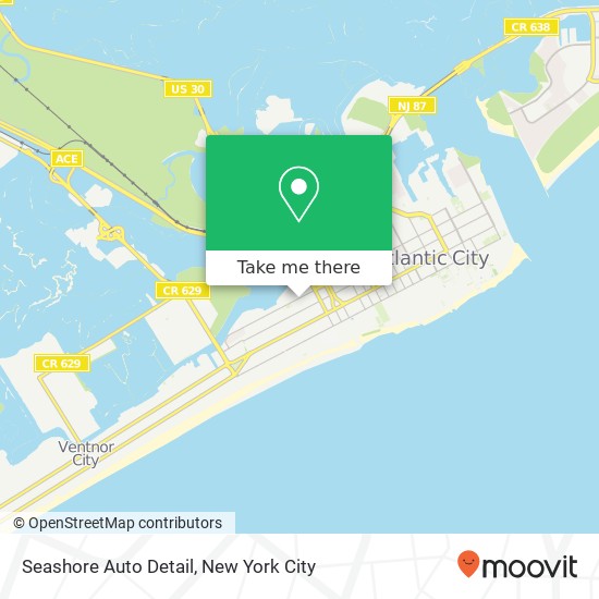 Seashore Auto Detail map