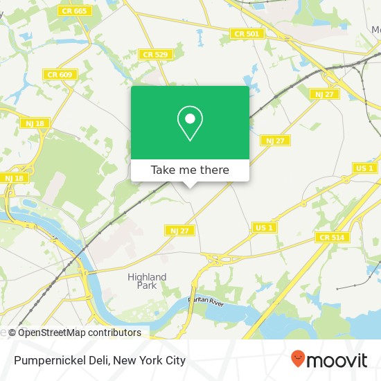 Pumpernickel Deli map