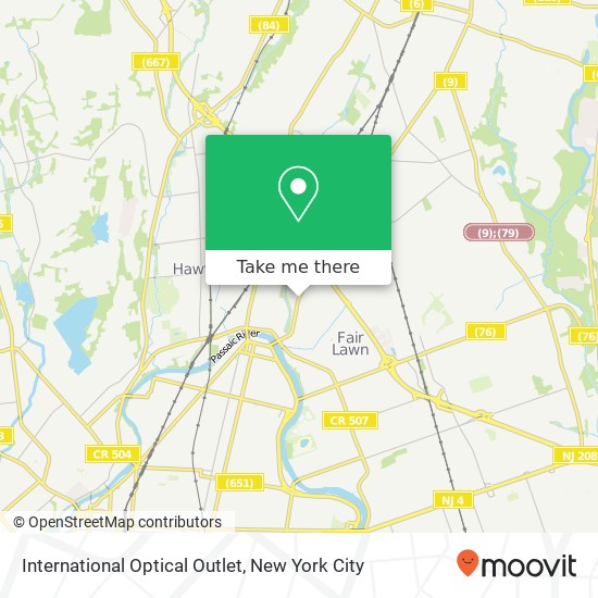 International Optical Outlet map