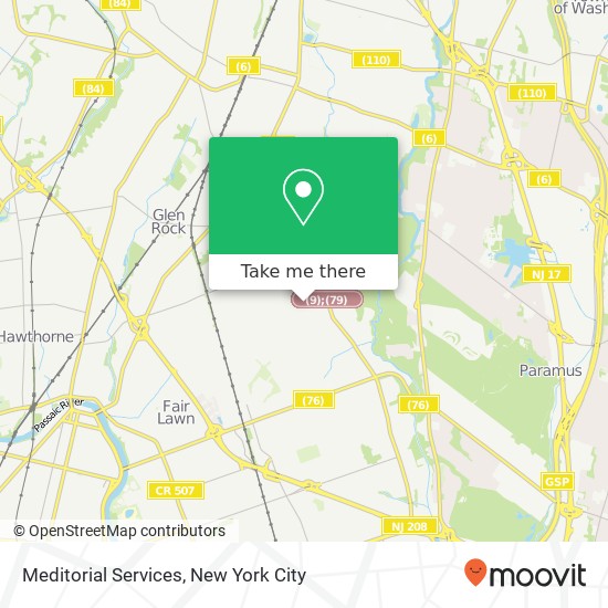 Meditorial Services map