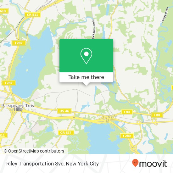 Riley Transportation Svc map