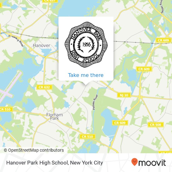 Hanover Park High School map