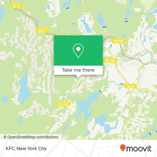 KFC map