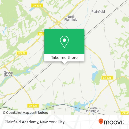 Mapa de Plainfield Academy