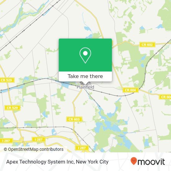 Apex Technology System Inc map
