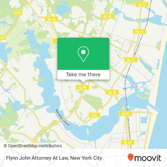 Flynn John Attorney At Law map