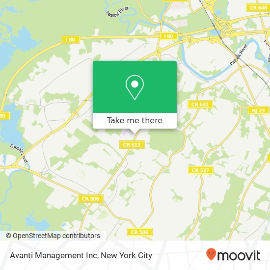 Mapa de Avanti Management Inc