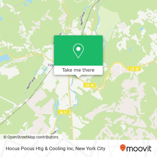 Hocus Pocus Htg & Cooling Inc map