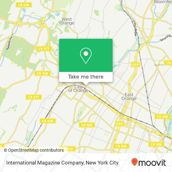 International Magazine Company map