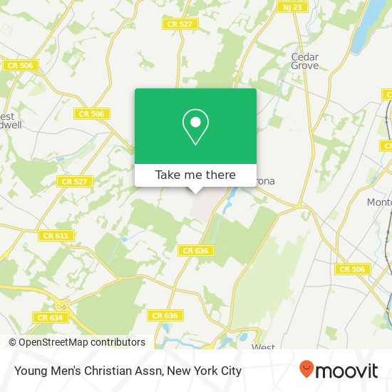 Young Men's Christian Assn map