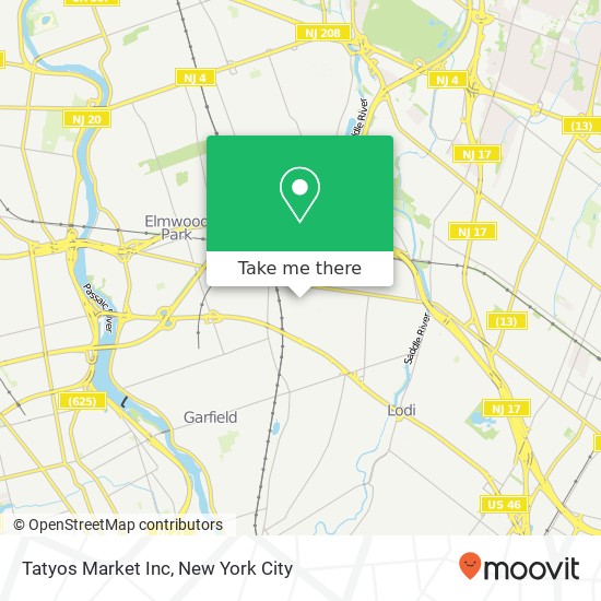 Mapa de Tatyos Market Inc