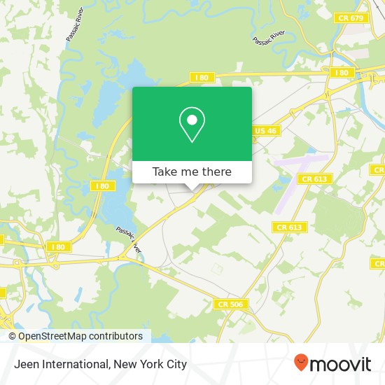 Jeen International map