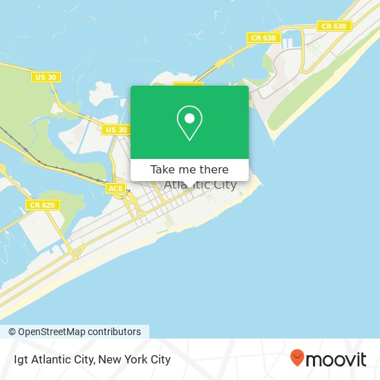 Mapa de Igt Atlantic City