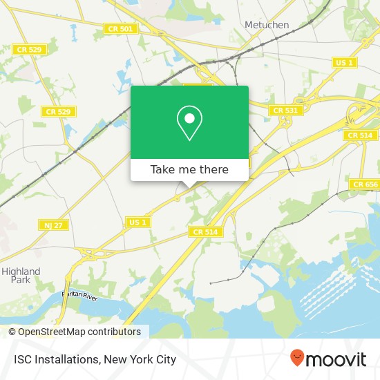 ISC Installations map