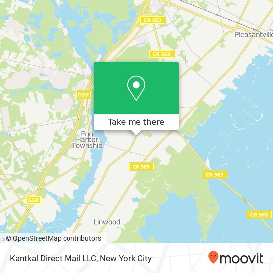 Mapa de Kantkal Direct Mail LLC