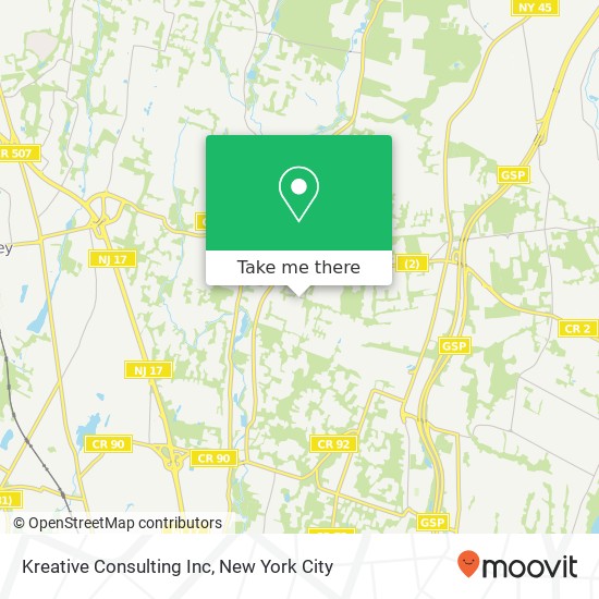 Kreative Consulting Inc map