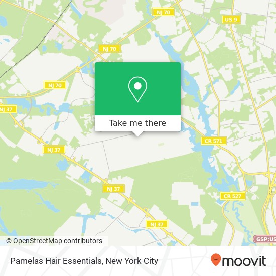 Pamelas Hair Essentials map