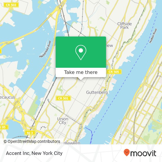 Accent Inc map