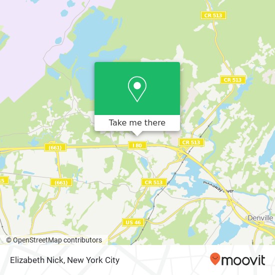 Mapa de Elizabeth Nick