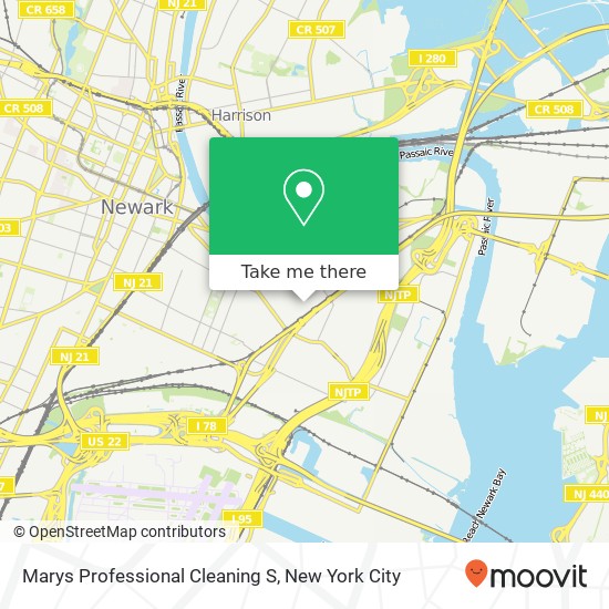 Mapa de Marys Professional Cleaning S