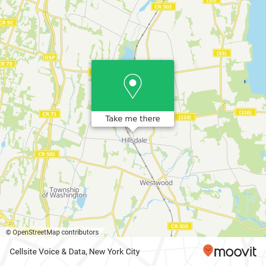 Cellsite Voice & Data map