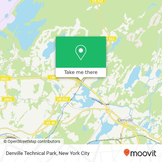 Denville Technical Park map