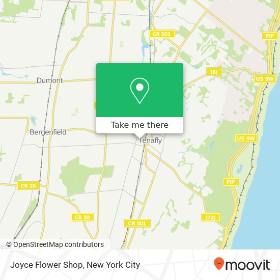 Mapa de Joyce Flower Shop