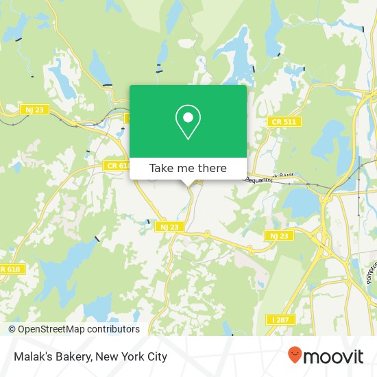 Malak's Bakery map