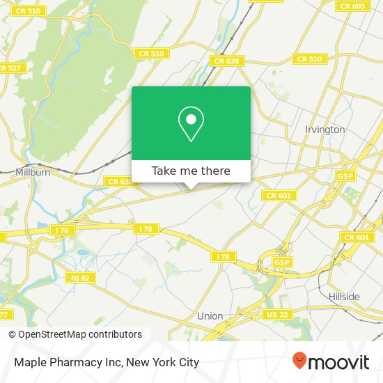 Maple Pharmacy Inc map