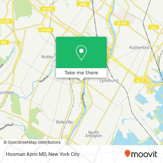 Hooman Azmi MD map