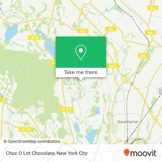 Choc O Lot Chocolate map