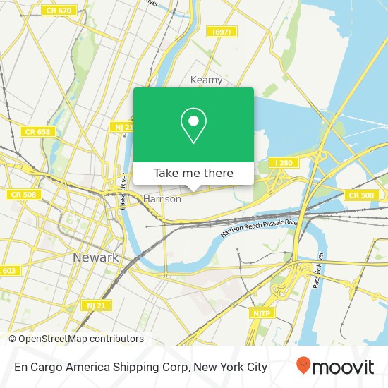 Mapa de En Cargo America Shipping Corp