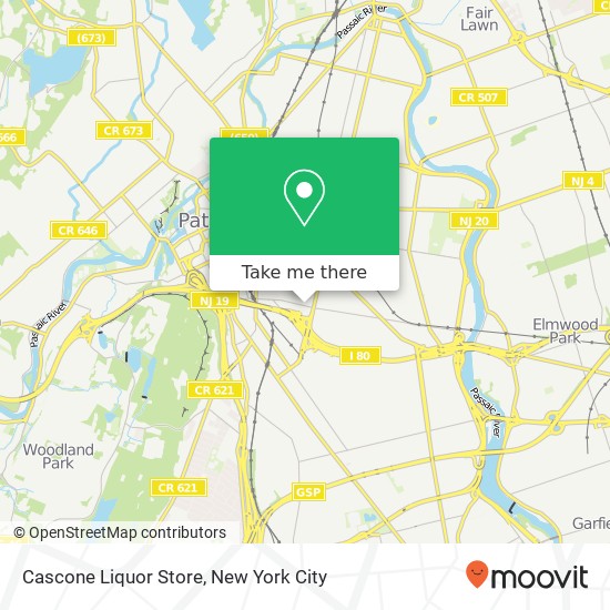 Mapa de Cascone Liquor Store