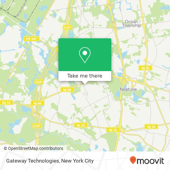 Mapa de Gateway Technologies