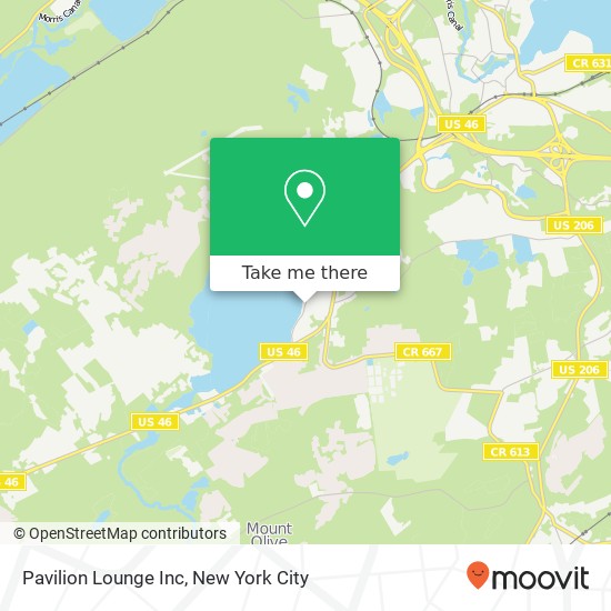 Pavilion Lounge Inc map