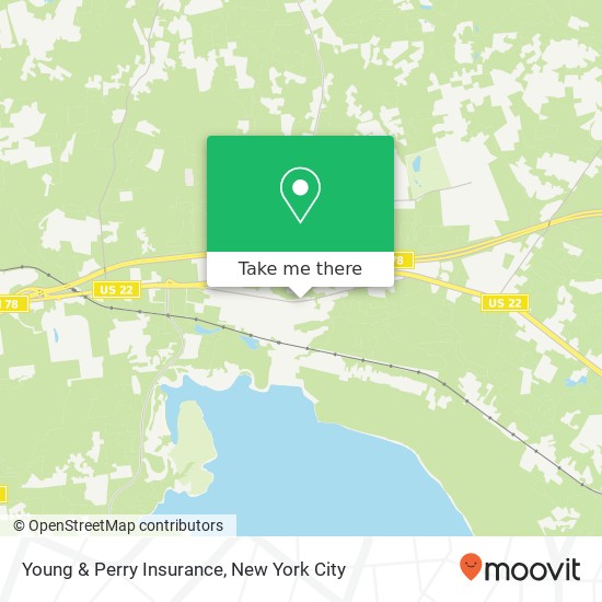 Mapa de Young & Perry Insurance