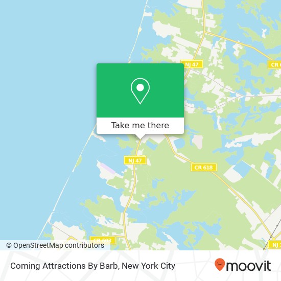 Coming Attractions By Barb map