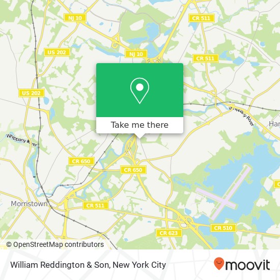 William Reddington & Son map