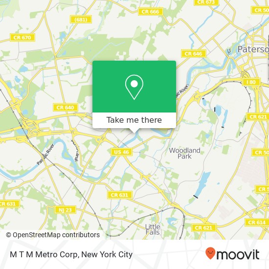 Mapa de M T M Metro Corp