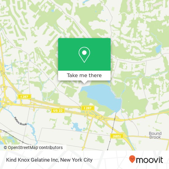 Mapa de Kind Knox Gelatine Inc