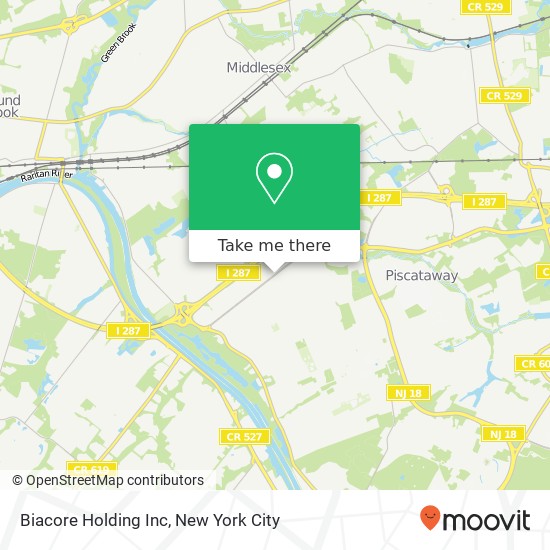 Biacore Holding Inc map