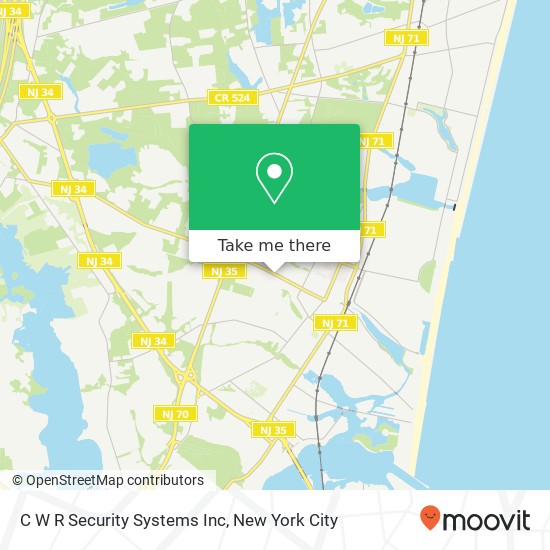 C W R Security Systems Inc map